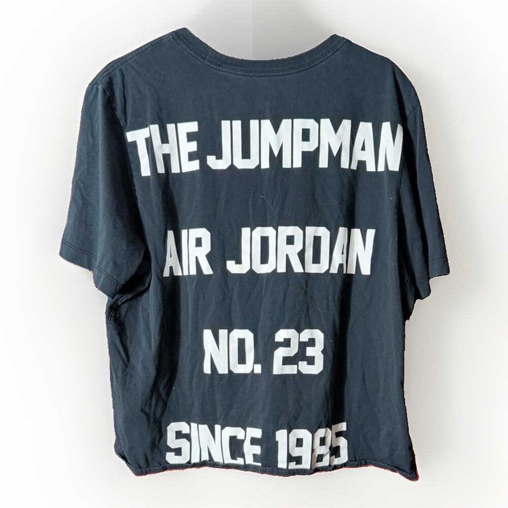 Air Jordan Shirt Mens XL 1 Blk Wht 1985 Jumpman Gym 23 Ali The Champ Style